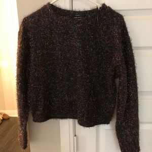 Multicolored tinsel sweater